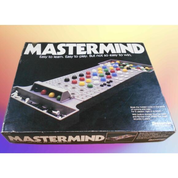 Mastermind Retro Classic Game - Break The Hidden Code - STEM Game for 2